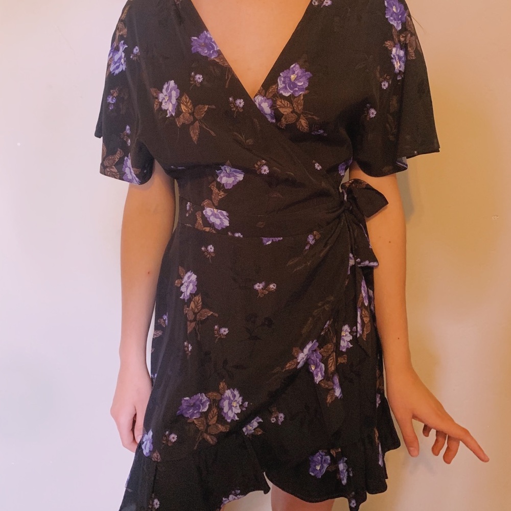 ASOS floral wrap dress🥰